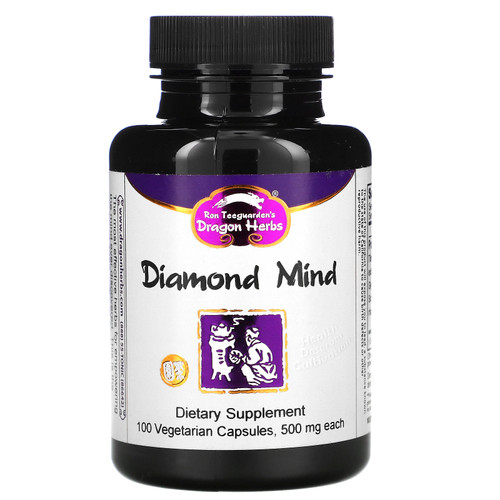 Dragon Herbs  Diamond Mind  500 mg  100 Vegetarian Capsules