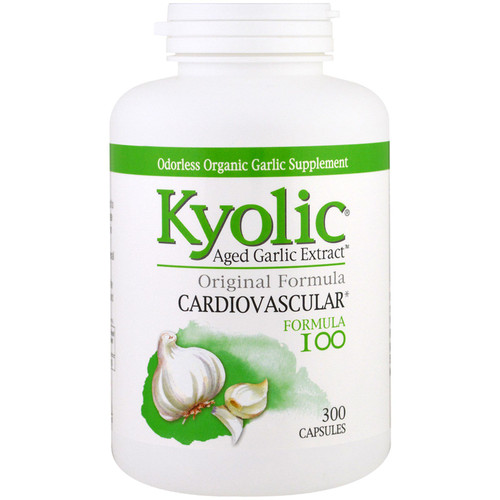 Kyolic  Aged Garlic Extract  Cardiovascular  Formula 100  300 Capsules
