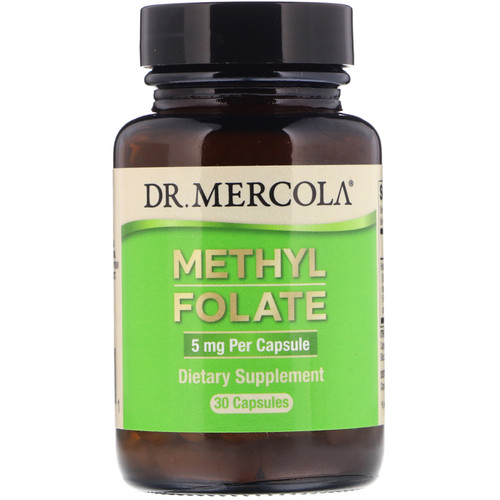 Dr. Mercola  Methyl Folate  5 mg  30 Capsules