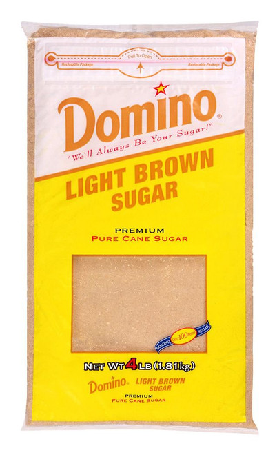 Domino Light Brown Sugar, 4 lbs.