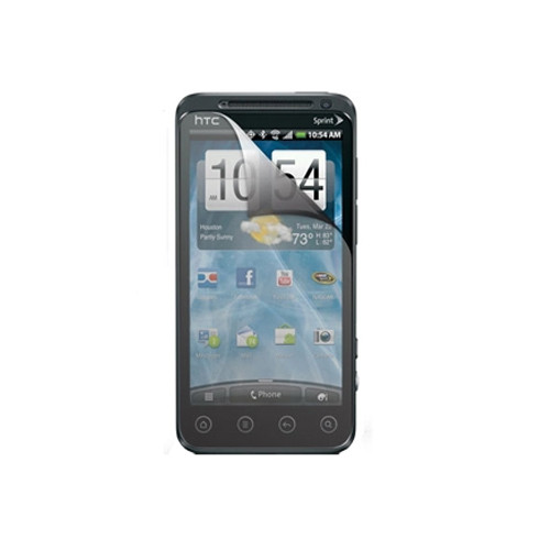 Wrapsol Clean Screen Protector Film for HTC Evo 3D (Clear / Screen-Only)