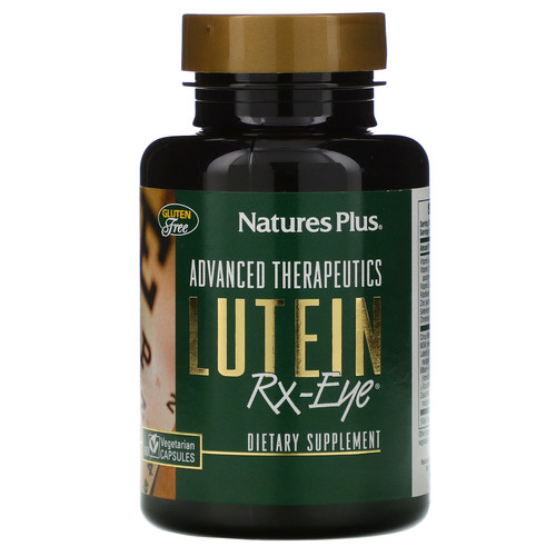 Nature's Plus  Advanced Therapeutics  Lutein RX-Eye  60 Vegetarian Capsules