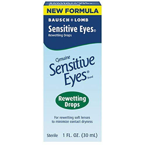 Bausch & Lomb Sensitive Eyes Rewetting Drops 1 oz (Pack of 6)