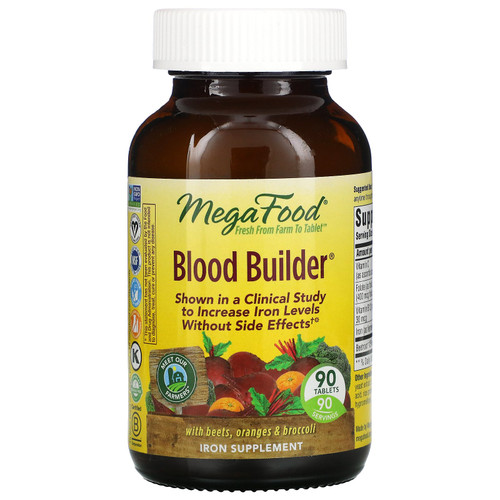 MegaFood  Blood Builder  90 Tablets