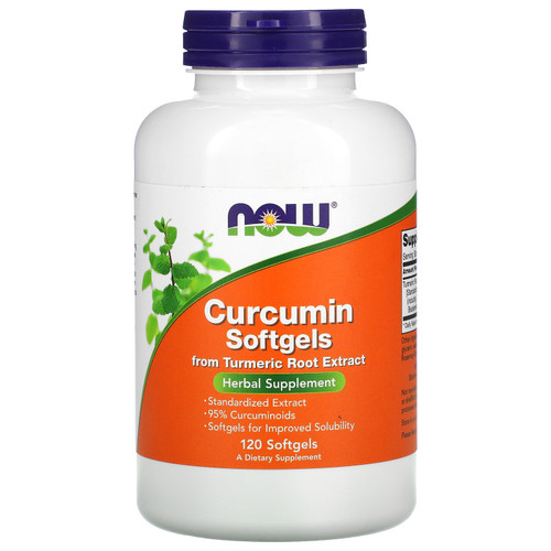 Now Foods  Curcumin Softgels  120 Softgels