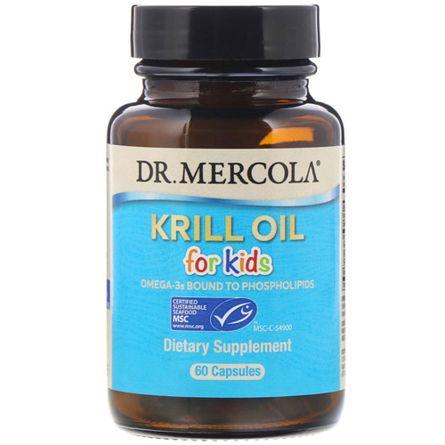 Dr. Mercola  Krill Oil for Kids  60 Capsules