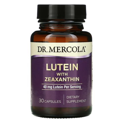 Dr. Mercola  Lutein with Zeaxanthin  40 mg  30 Capsules