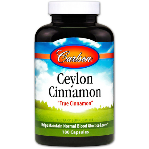 Carlson Labs  Ceylon Cinnamon  180 Capsules