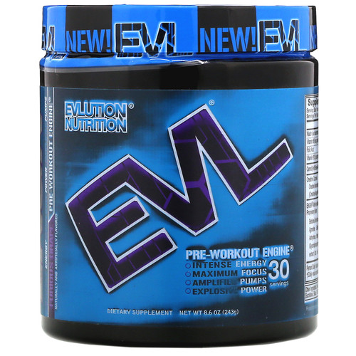 EVLution Nutrition  ENGN  Pre-Workout Engine  Furious Grape  8.6 oz (243 g)