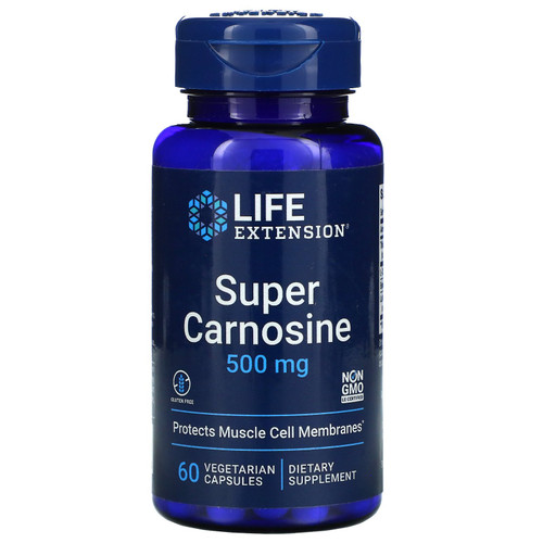 Life Extension  Super Carnosine  500 mg  60 Vegetarian Capsules
