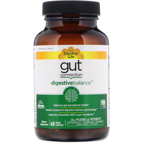 Country Life  Gut Connection  Digestive Balance  60 Vegan Capsules