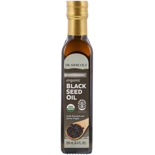 Dr. Mercola  Biodynamic  Organic Black Seed Oil  8.4 fl oz (250 ml)