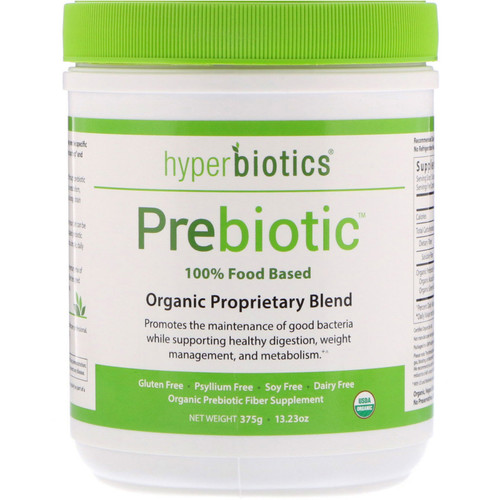 Hyperbiotics  Prebiotic  Organic Proprietary Blend  13.23 oz (375 g)