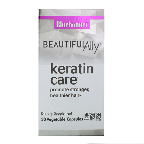 Bluebonnet Nutrition  Beautiful Ally  Keratin Care  30 Vegetable Capsules