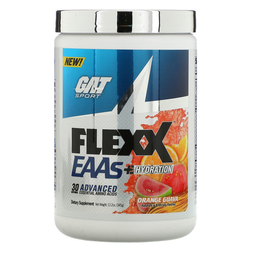 GAT  Flexx EAAs + Hydration  Orange Guava  12.2 oz (345 g)