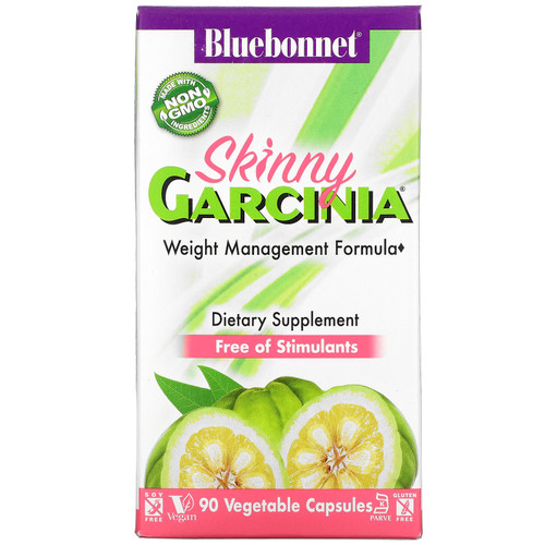 Bluebonnet Nutrition  Skinny Garcinia Weight Management Formula  90 Vegetable Capsules