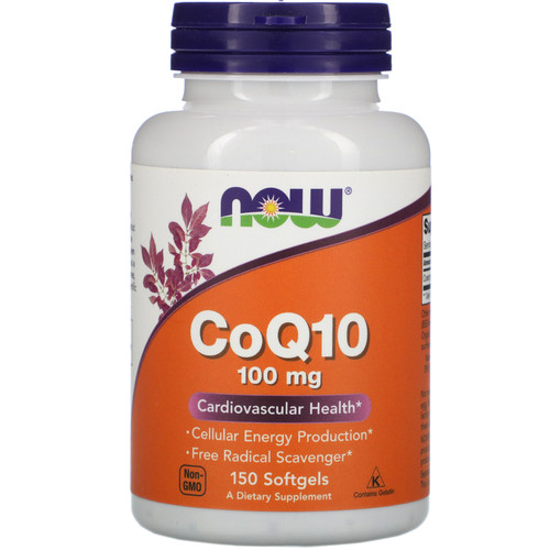 Now Foods  CoQ10  100 mg  150 Softgels
