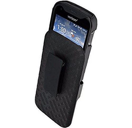 Verizon Kickstand Shell Holster Combo for Kyocera Duraforce PRO E6810 - Black