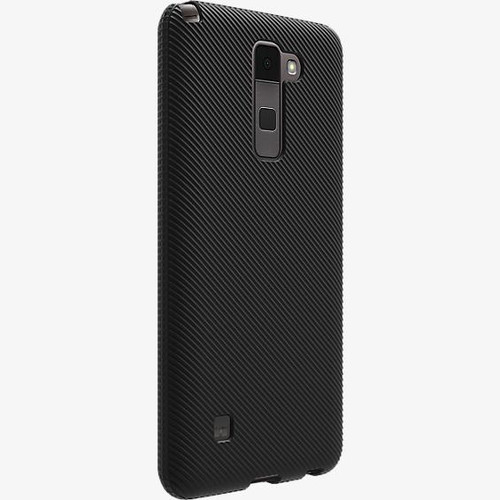 Verizon Textured Silicone Case for LG Stylo 2 V - Black
