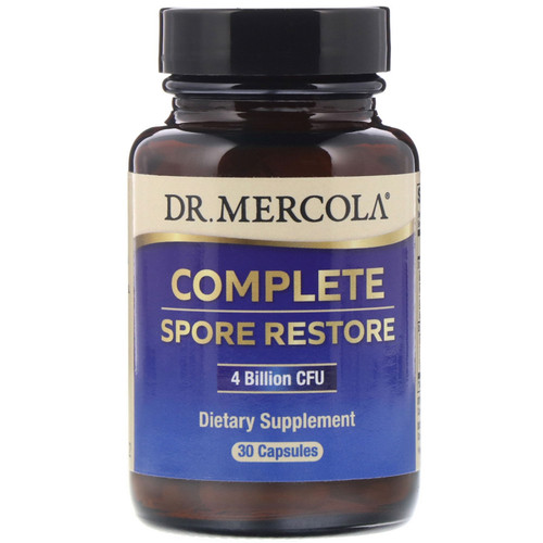 Dr. Mercola  Complete Spore Restore  4 Billion CFU  30 Capsules