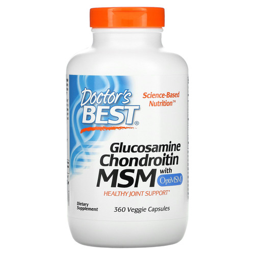 Doctor's Best  Glucosamine Chondroitin MSM with OptiMSM  360 Veggie Capsules