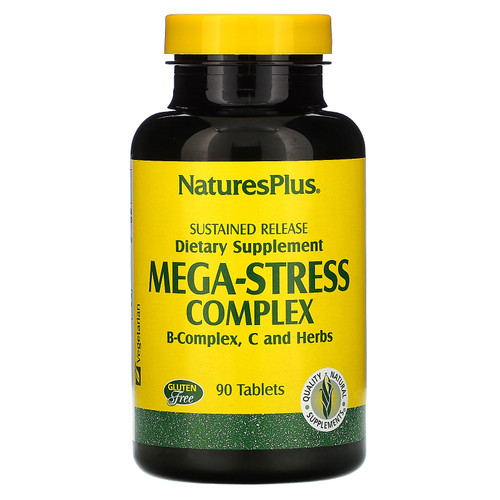 Nature's Plus  Mega-Stress Complex  90 Tablets