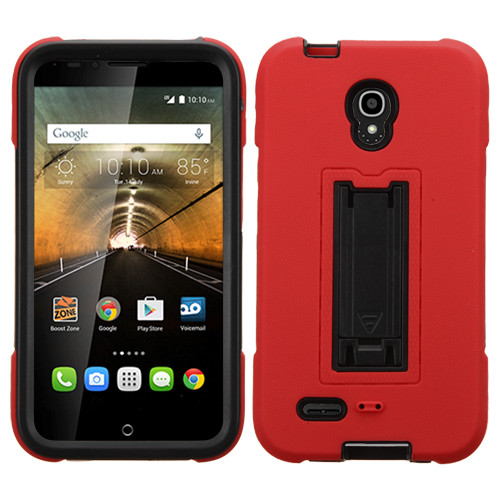 ASMYNA Symbiosis Stand Case for Alcatel OneTouch Conquest - Black/Red