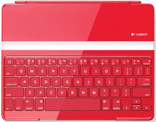 Logitech Ultrathin Keyboard/Cover Case for iPad 2  3  4 - Red