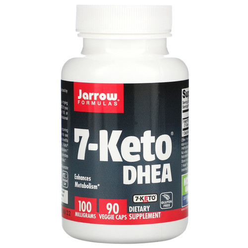 Jarrow Formulas  7-Keto DHEA  100 mg  90 Veggie Caps