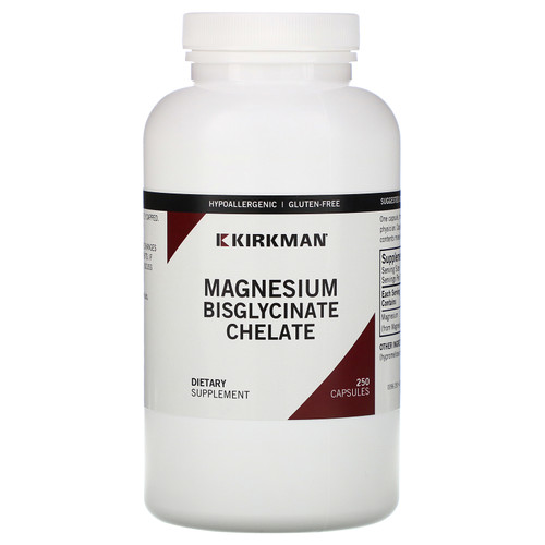 Kirkman Labs  Magnesium Bisglycinate Chelate  250 Capsules