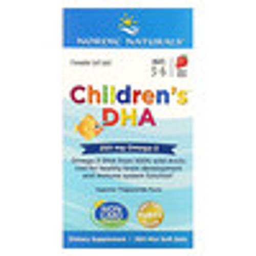 Nordic Naturals  Children's DHA  Ages 3-6  Strawberry  250 mg  360 Mini Soft Gels