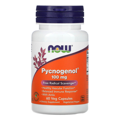 Now Foods  Pycnogenol  100 mg  60 Veg Capsules