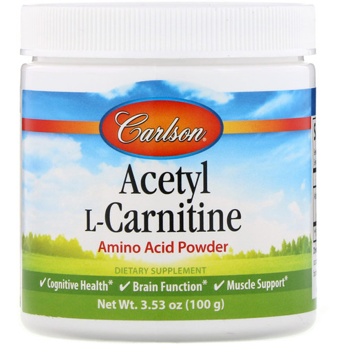 Carlson Labs  Acetyl L-Carnitine  Amino Acid Powder  3.53 oz (100 g)