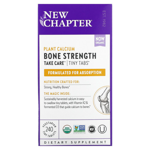 New Chapter  Bone Strength Take Care  240 Vegetarian Tiny Tablets