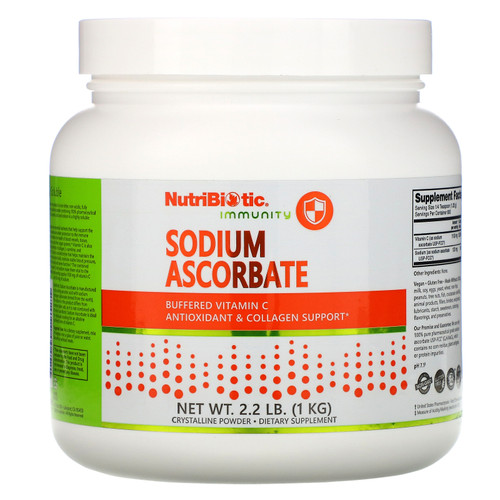 NutriBiotic  Immunity  Sodium Ascorbate  Crystalline Powder  2.2 lb (1 kg)