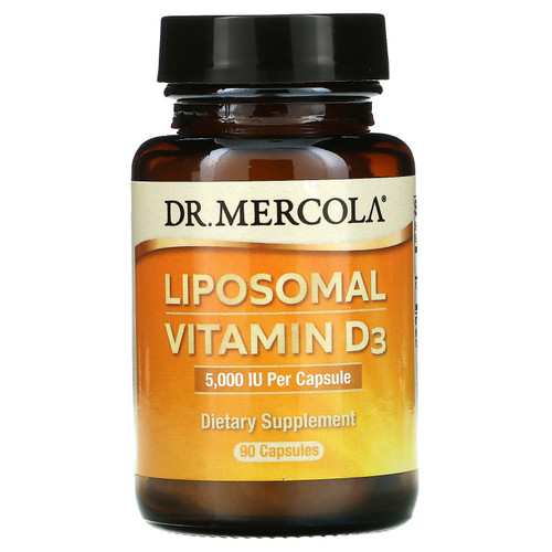 Dr. Mercola  Liposomal Vitamin D3  5 000 IU  90 Capsules