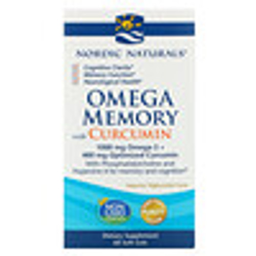 Nordic Naturals  Omega Memory with Curcumin  1 000 mg  60 Soft Gels