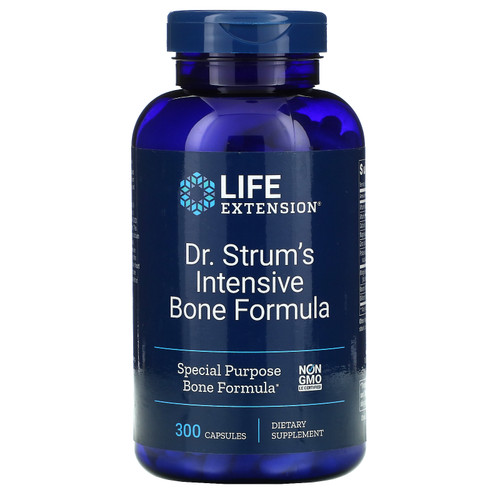 Life Extension  Dr. Strum's Intensive Bone Formula  300 Capsules