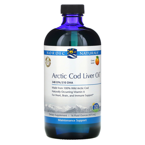 Nordic Naturals  Arctic Cod Liver Oil  Orange   16 fl oz (473 ml)