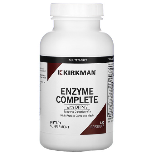 Kirkman Labs  Enzyme Complete With DPP-IV  120 Capsules