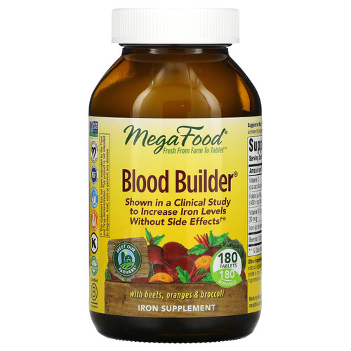 MegaFood  Blood Builder  180 Tablets