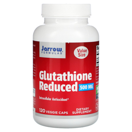 Jarrow Formulas  Glutathione Reduced  500 mg  120 Veggie Caps