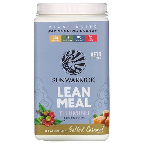 Sunwarrior  Illumin8 Lean Meal  Salted Caramel  1.59 lb (720 g)