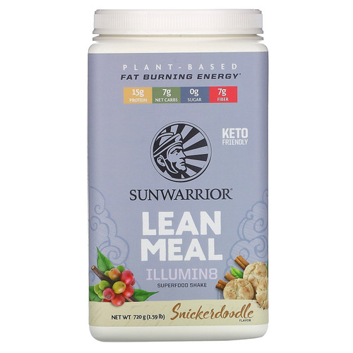 Sunwarrior  Illumin8 Lean Meal  Snickerdoodle  1.59 lb (720 g)