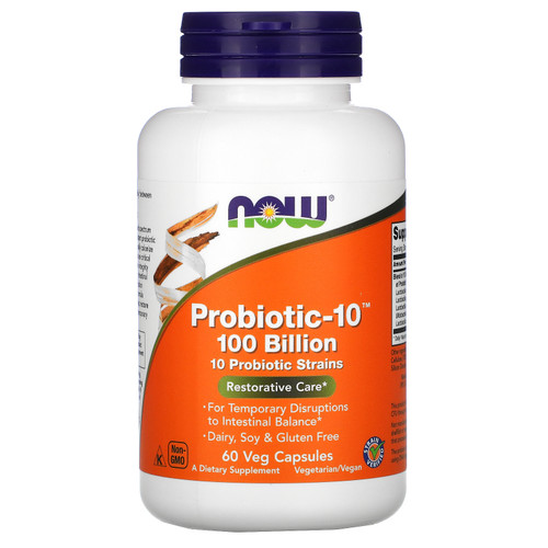 Now Foods  Probiotic-10  100 Billion  60 Veg Capsules