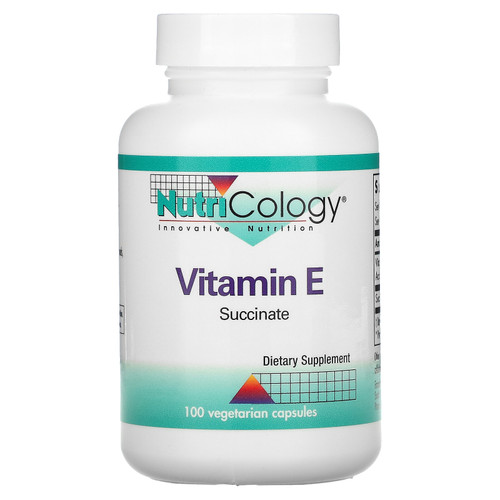 Nutricology  Vitamin E Succinate  100 Vegetarian Capsules