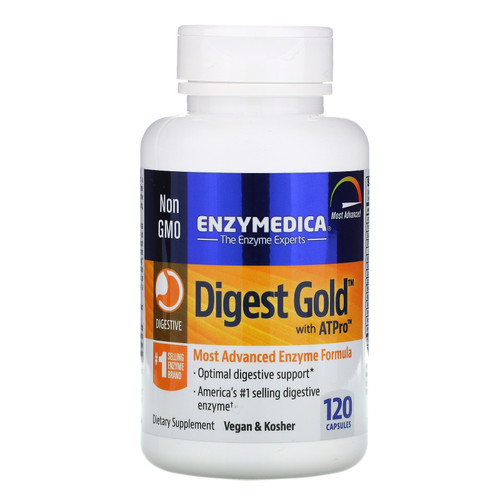 Enzymedica  Digest Gold with ATPro  120 Capsules