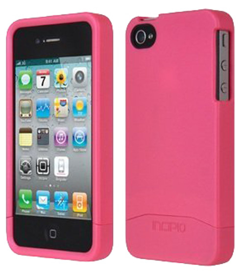 Incipio EDGE PRO Hard Shell Case for Apple iPhone 4/4S - Soft-Touch with Stand (Pink)