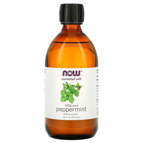 Now Foods  Essential Oils  100% Pure Peppermint  16 fl oz (473 ml)