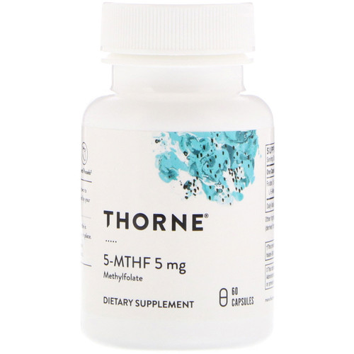 Thorne Research  5-MTHF  5 mg  60 Capsules